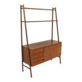 Scandinavian teak secretary desk, Sweden, 1960
