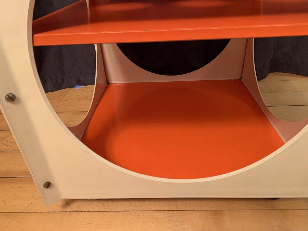 Space Age mobile bar table, 1970s