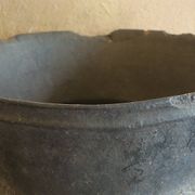 African earthenware storage pot, Senegal 19th century
