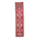 Vintage Turkish Oushak Handmade Wool Cotton Red Runner 87x336