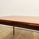 Extendable mid century teak dining table with pull out leaves, denmark, 1950s