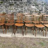 Set of 3 Baumann Menuet chairs