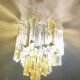 Lustre Tiedri en cristal ambré