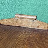 Scandinavian teak rolling trolley