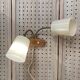 Grande applique double "design 1950".