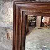 Ancient Burmese teak mirror