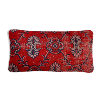 Vintage turkish handmade cushion cover , 30 x 60 cm