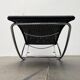 Chaise longue vintage modèle S 828 en acier tubulaire par Torben Skov pour Thonet, années 1980
