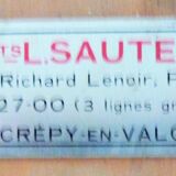 Illustration table architect Sauterau