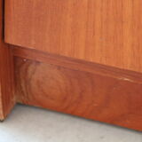 Vintage shoe cabinet teak veneer