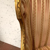 Louis xvi style shepherdess in gilded wood xx century