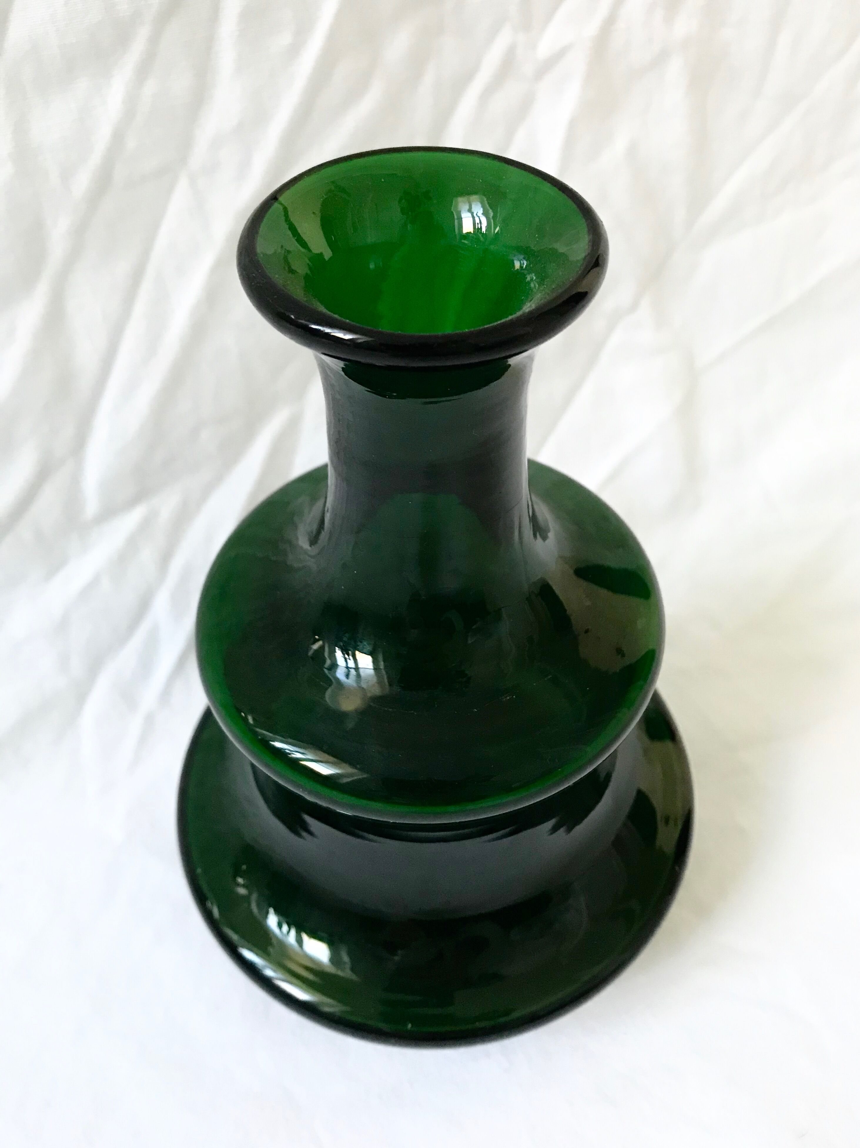Green vase