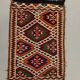 Small Vintage Turkish Kilim Rug 118x75 cm Wool Kelim