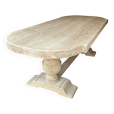 Table de monastère en chêne massif 