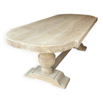 Table de monastère en chêne massif 
