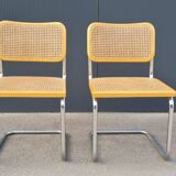 Pair of B32 chairs by Marcel Breuer