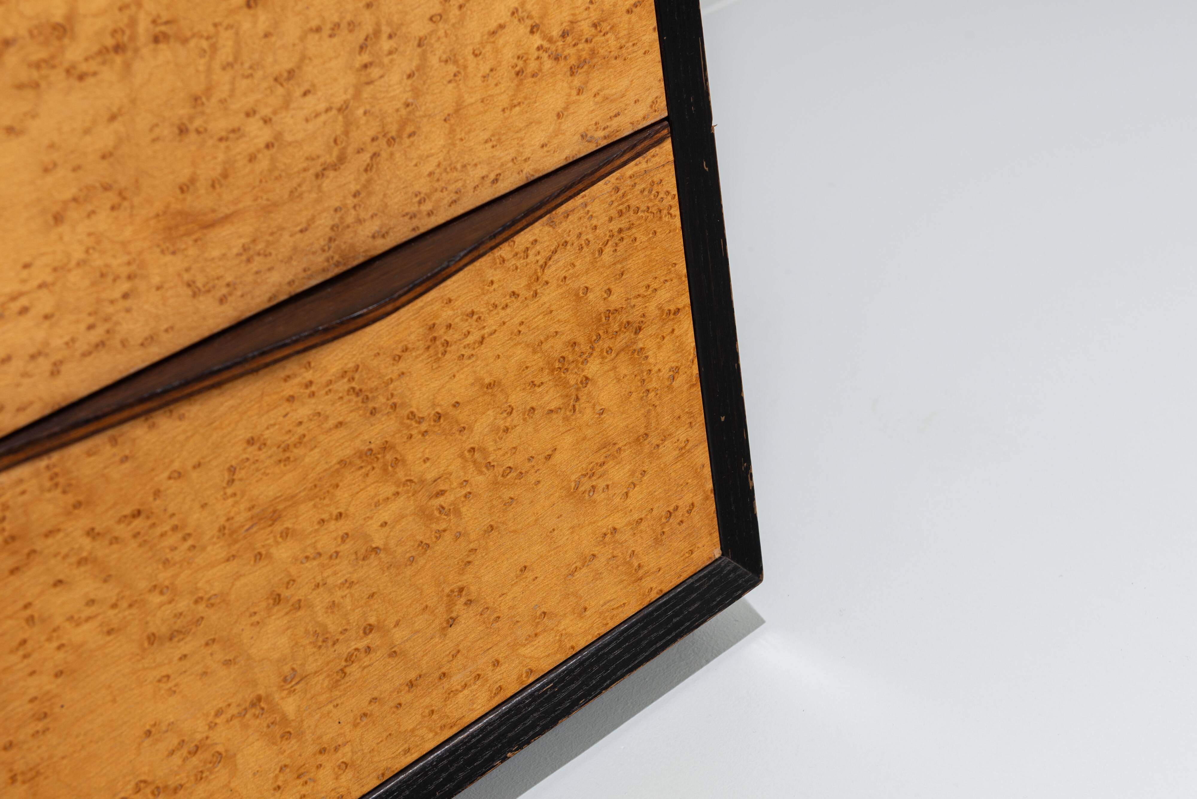 Architectural sloped chest of drawers