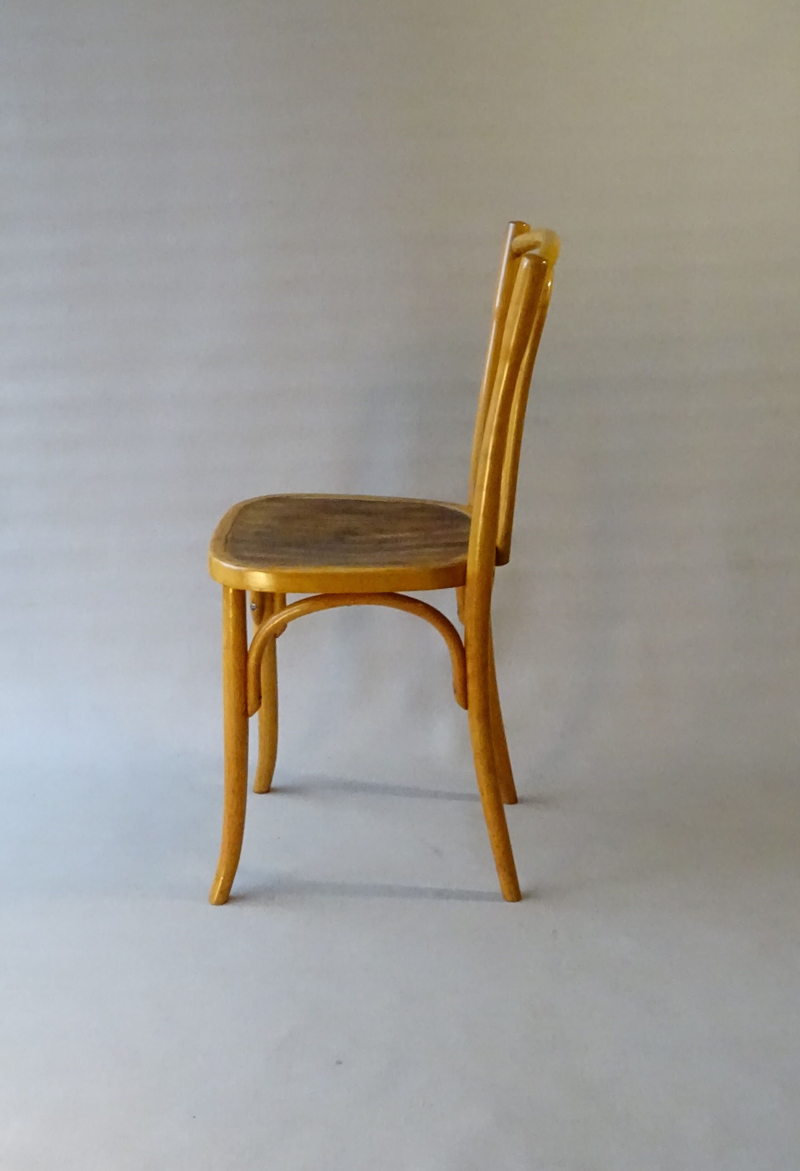 Chaise de bistrot Japy N°56,1925 assise bois