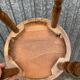 Tabouret en bois de hêtre vintage style Baumann