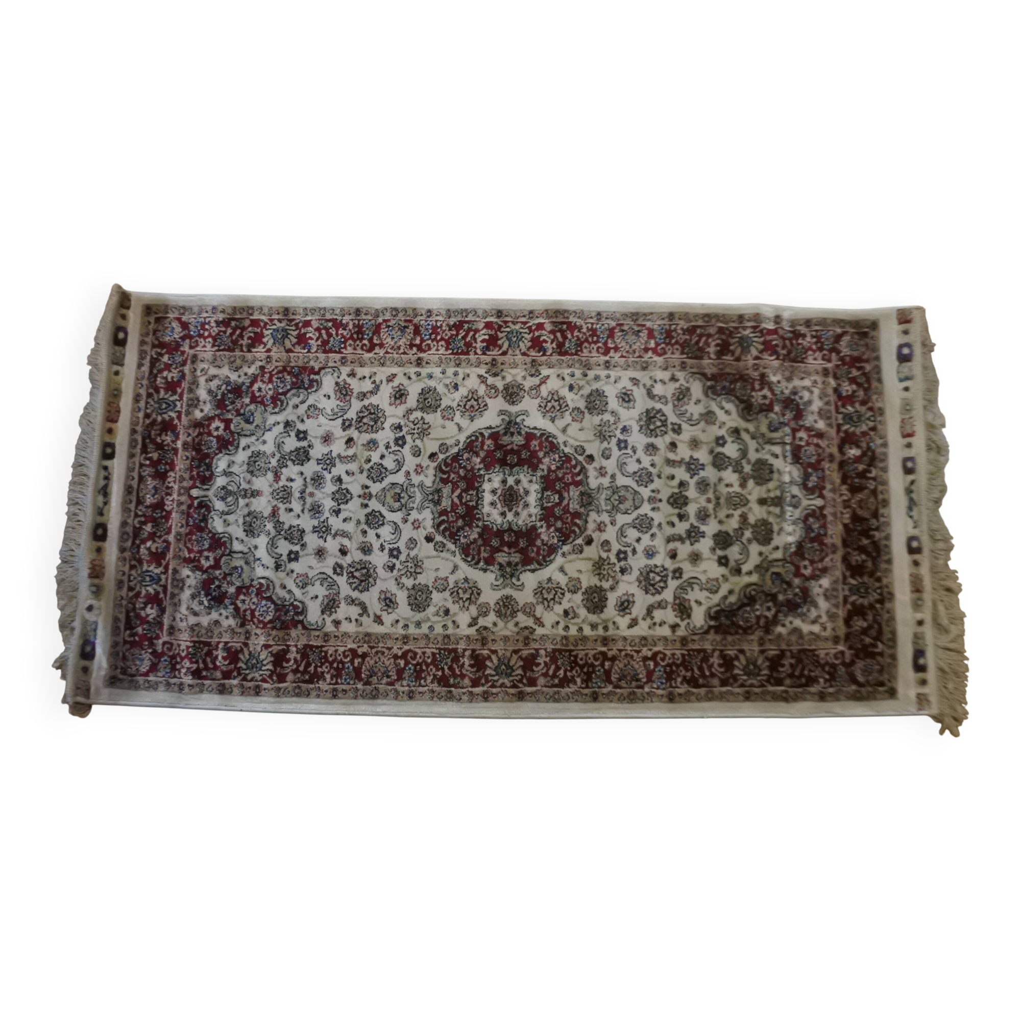 Turkish Art Silk Rug 70x140cm "Prestige Capadoce" Sign.