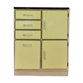Formica kitchen buffet pale yellow