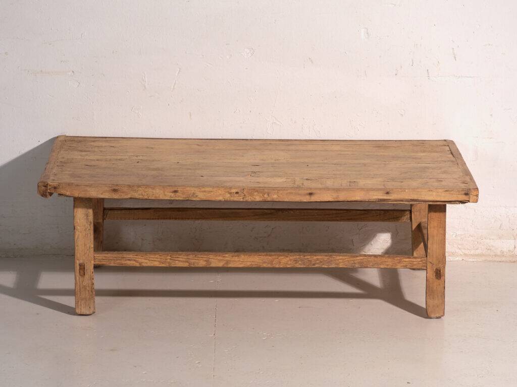 Antique pine coffee table – China, circa 1890