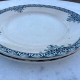 2 old earthenware plates - Rare model