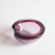 Murano glass purple bullicante trinket bowl, 1960s