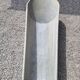 Old zinc bathtub