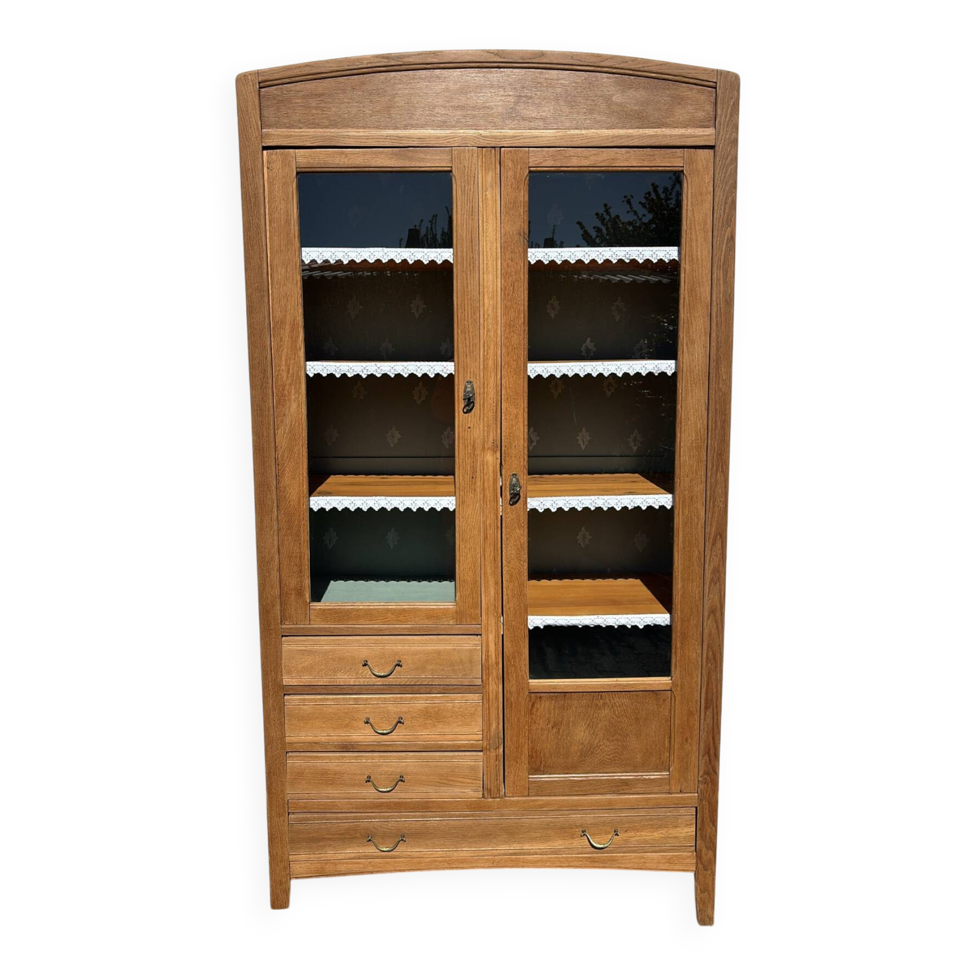 Vitrine en chêne