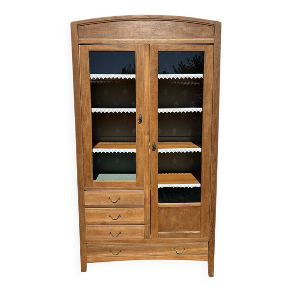 Vitrine en chêne