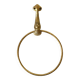 Porte serviette doré anneau , décor poisson
