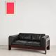 Bastiano two-seater sofa in leather by Tobia Scarpa, Italy, 1960s.