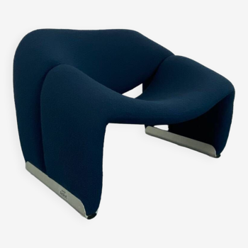 Fauteuil Lounge Modèle F598 M Groovy par Pierre Paulin pour Artifort, 1980s