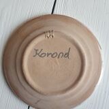 5 handmade ceramic plates Romania slavic bohemian birds table or wall