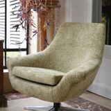 Swivel shell armchairgreen Khaki