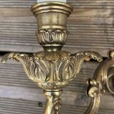 Paire d'applique en bronze 2 bras début XXeme
