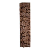 Hand-carved wooden decorative sculpture, mid-century, Danish cabinetmaker, 1970s.