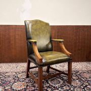 Set of Classic English Chesterfield President Chairs