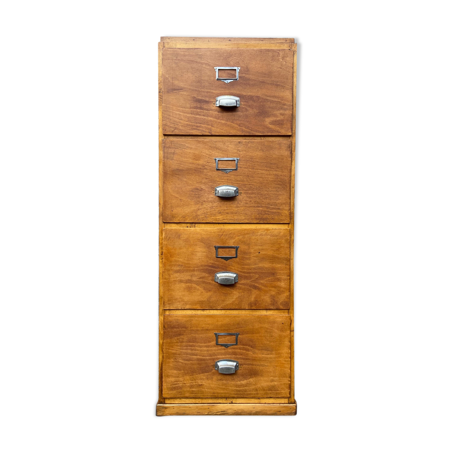Furniture drawer binder with tambour cabinet France 1950