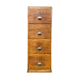 Meuble classeur à tiroirs tambour cabinet france 1950