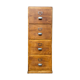 Furniture drawer binder with tambour cabinet France 1950
