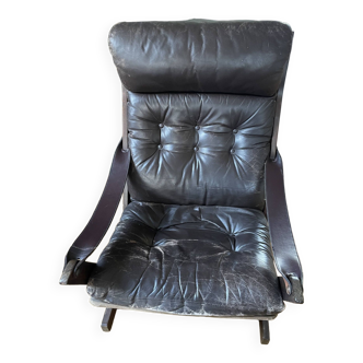 Vintage leather armchair