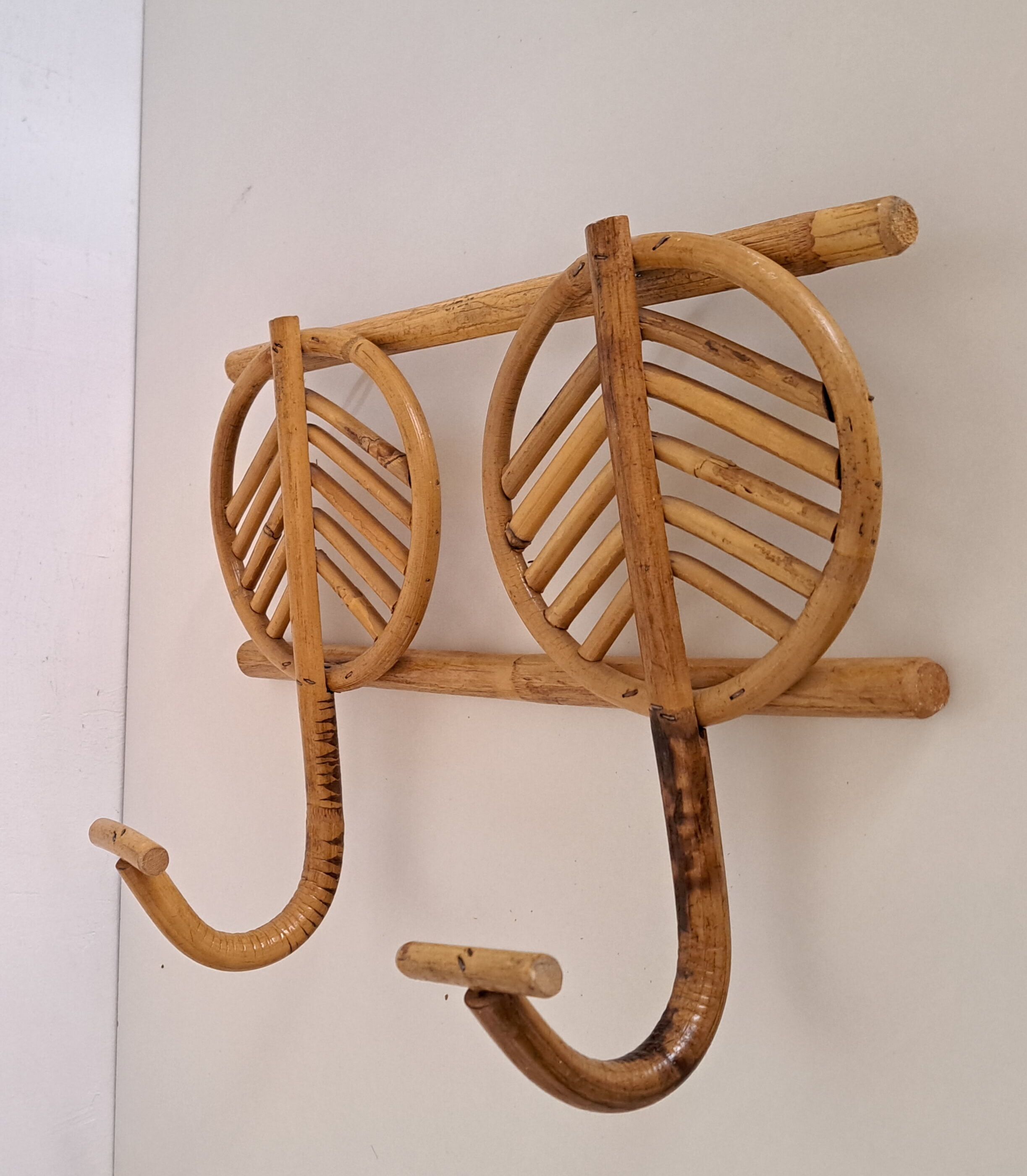 Bamboo coat rack