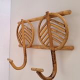Bamboo coat rack