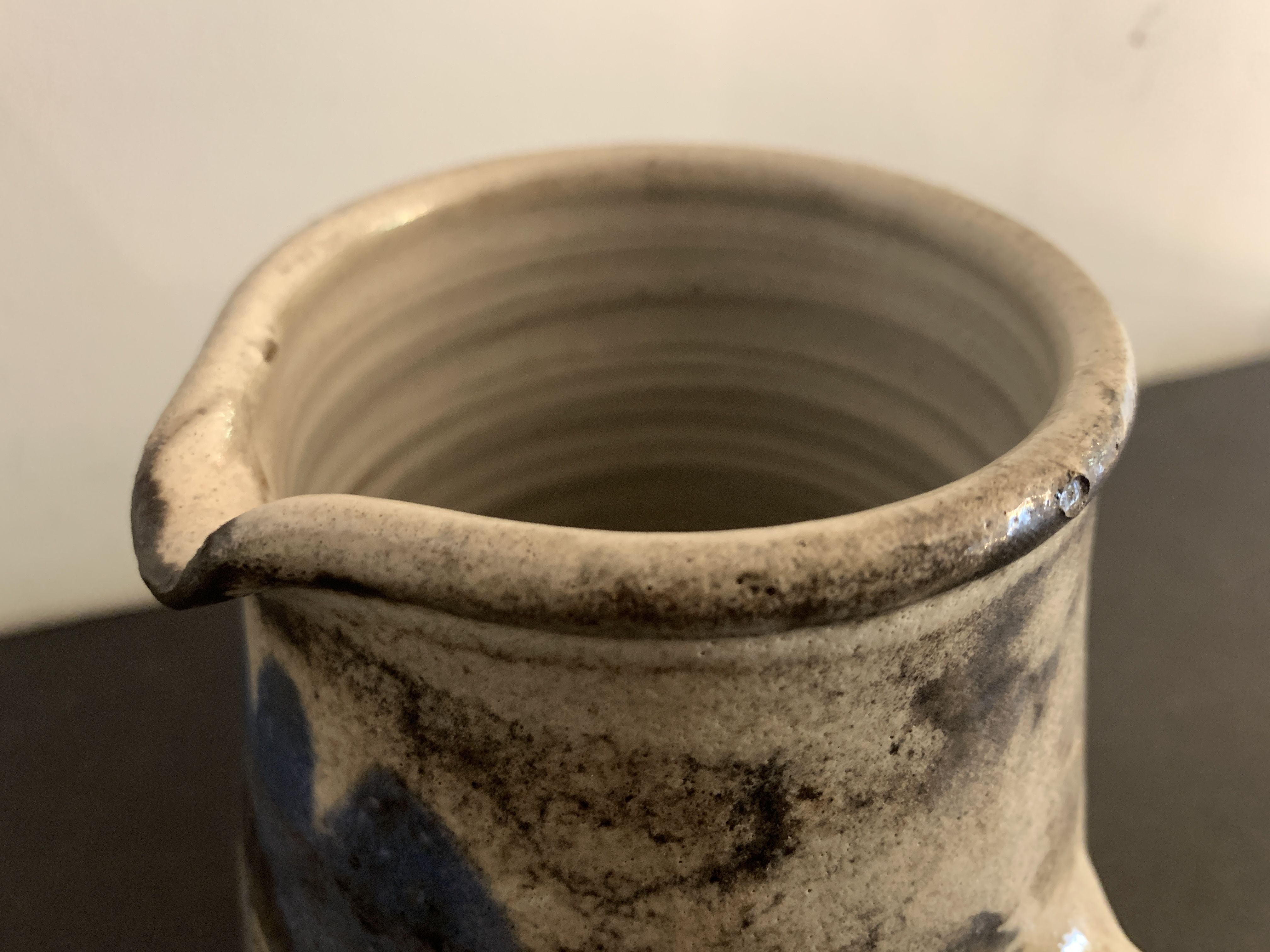 Ceramic chocolatière Gustave Reynaud, Le Murier, Vallauris, 1960
