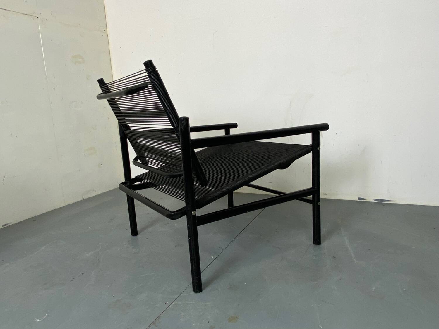 Italian Spaghetti Easy Chair from Fly Line, Italy, 1980s