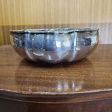 Vintage silver plated bowl / fruit bowl by job art, 1990s.