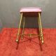 Golden Brass Style Rope Stool