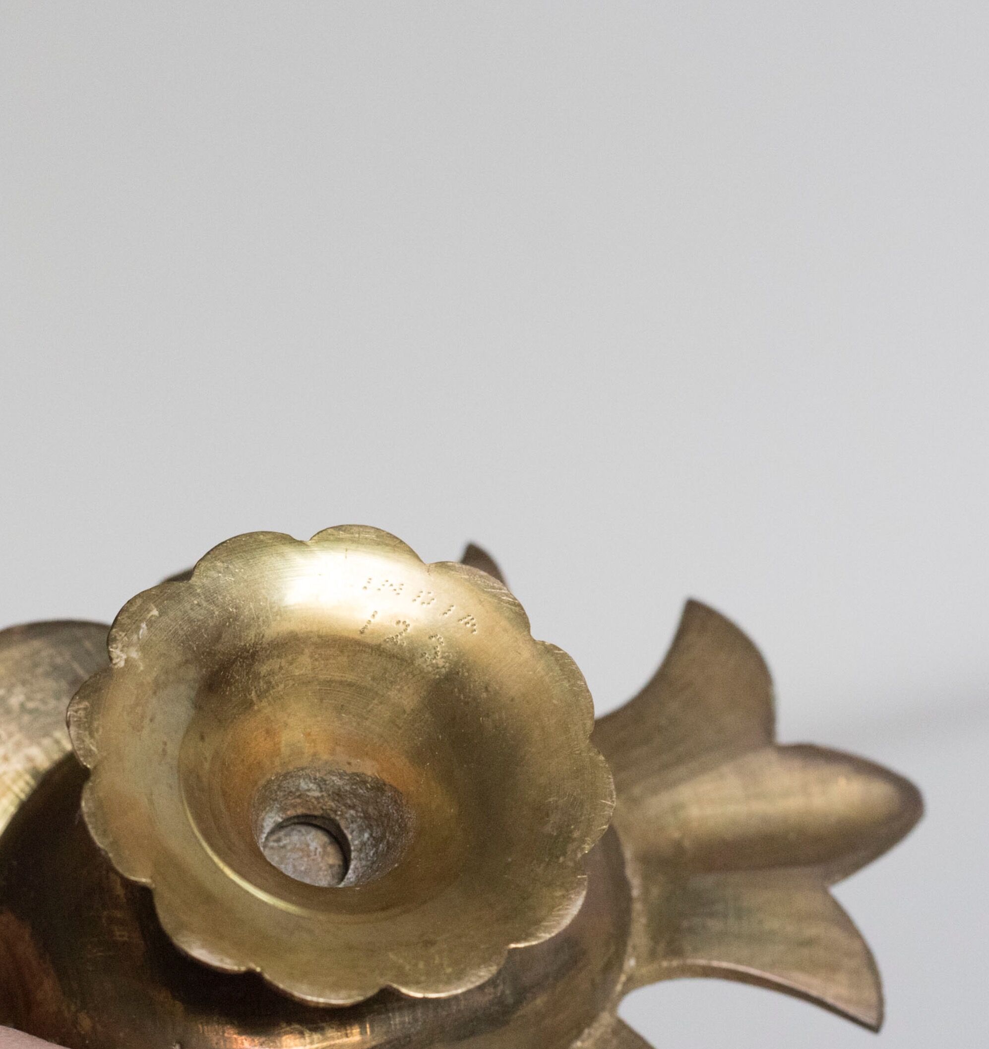 Empty pocket / old brass ashtray